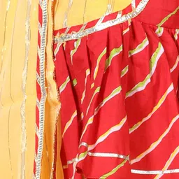 here&now x kinder kids Kinder Kids Girls Embroidered Ready to Wear Lehenga Choli With Dupatta image 2