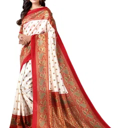 HERE&NOW Paisley Printed Saree image 3