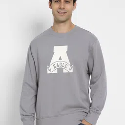 AMERICAN EAGLE OUTFITTERS Men Printed Round Neck Long Sleeves Pullover Sweatshirt-picture-31