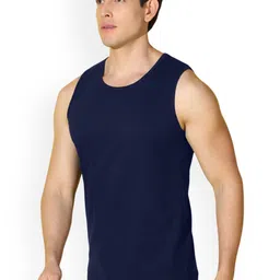 SLOWLORIS Men Pack Of 2 Printed Cotton Gym Vest image 3