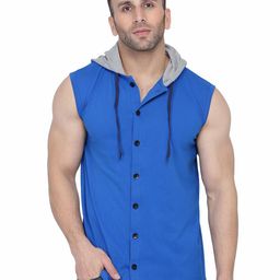 BEYOU FASHION Men Hooded Pockets Slim Fit T-shirt-picture-20