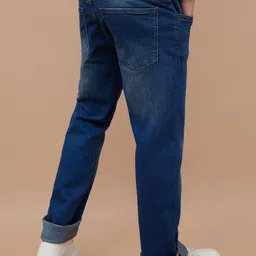 Fame Forever by Lifestyle Men Regular Fit Mid-Rise Light Fade Jeans image 5