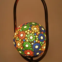 1ST TIME Multi Glass Cylinder Table Lamps image 2