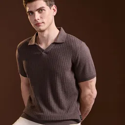 THE BEAR HOUSE Men Polo Collar Slim Fit T-shirt-picture-41
