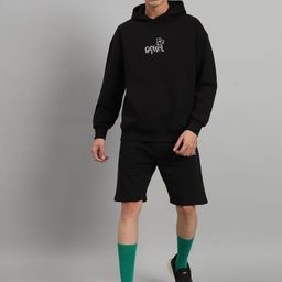 GRIFFEL Men Printed & Hooded Sweatshirt & Shorts Tracksuits-picture-14