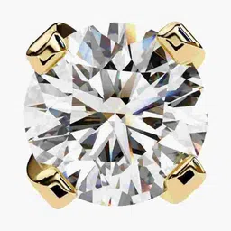 VALANOVA 18 Kt Gold Lab Grown Diamond Studded Studs - 1.65 g image 4