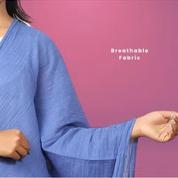 Happy Bunny Blue Dupatta image 3