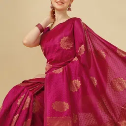 AVANTIKA FASHION Woven Design Zari Kanjeevaram Saree image 2