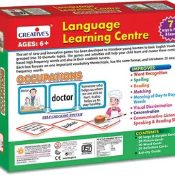 creative's Language Learning entre - Occupations (120 Game cards & Activity Guide ) image 3