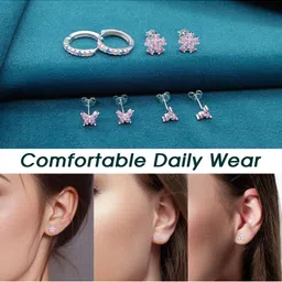 VAMA Floral Studs Earrings image 4