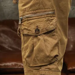 StyleCast x Revolte Men Solid Mid-Rise Cargo Shorts image 3