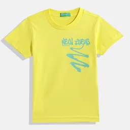 United Colors of Benetton Typography Printed Pure Cotton T-shirt-picture-48