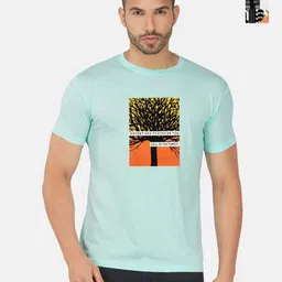 GLOBAL NOMAD Men 2 Printed Bio Finish Applique T-shirt-picture-25