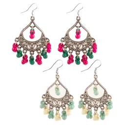 Creative Frogs Women Geometric Drop Earrings-image-87