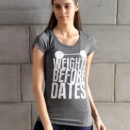 Wod Armour Women Typography Printed Drop-Shoulder Sleeves T-shirt-image-89