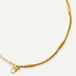 OUZEL Stainless Steel 18KT Gold-Plated Wraparound Bracelet image 2