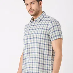 TIM PARIS Men Classic Checked Casual Shirt image 2