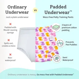 SuperBottoms Set Of 12 Padded Underwear For Potty Training & Mess-Free Diaper image 4