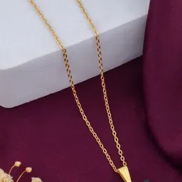 SZN Set Of 2 Gold-Plated Butterfly Shaped Pendants With Chains image 3