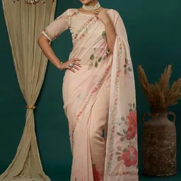 KALINI Floral Printed Saree-picture-17