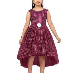 BAESD Polka Dot Print Fit & Flare Dress image 1