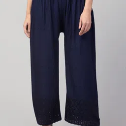 STYLE PREZONE Women Ethnic Motifs Relaxed Trousers-image-78