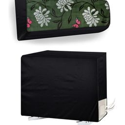 The Furnishing Tree Black Printed Air Conditioner Cover-picture-32