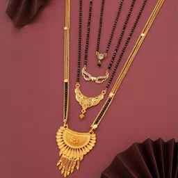 Bhanu diam Women Gold Mangalsutra-picture-29