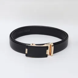 WINSOME DEAL Men Slider Buckle Closure Textured Formal Belt image 2