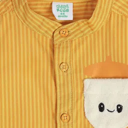 MINI KLUB Boys Opaque Striped Casual Shirt image 3