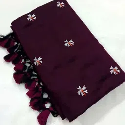 sourav biswas Floral Pure Cotton Saree-picture-25