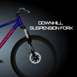 cradiac SPARK 21 SPEED | FRONT SUSPENSION | DUAL DISC 700C T (inch) Hybrid Cycle/City Bike image 2