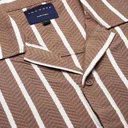 SHOWOFFFF Men Standard Striped Casual Shirt image 3