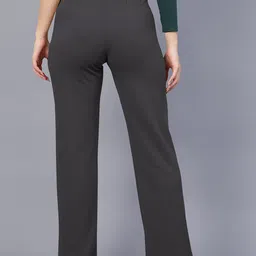 Dream Beauty Fashion Trouser-04-Maahir-Pencil Women Straight Fit High-Rise Pleated Trouser image 2