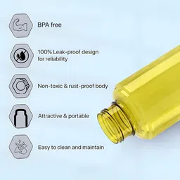 Kuber Industries Red & Green Set of 6 Plastic Solid Water Bottle image 4