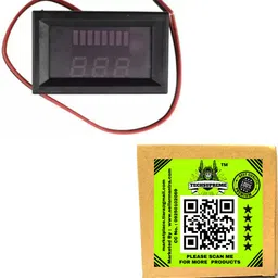techsupreme Best Charge Level Indicator 12V-72V Lithium Battery Capacity LED Display Meter Meter Electronic Hobby Kit image 4