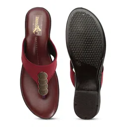 TWINSSHOE Women Open Toe T-Strap Flats image 5