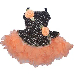 kids fashion hub Print Fit & Flare Dress-image-38