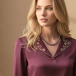 ORANGENYSHA Brass Rhodium-Plated Handcrafted Necklace-picture-20