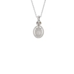 Studio Voylla Rhodium-Plated Contemporary Pendants with Chains image 3