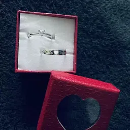 Lila Set Of 2 Hearts Adjustable Couple Rings image 4