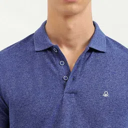 United Colors of Benetton Men Polo Collar T-shirt image 2
