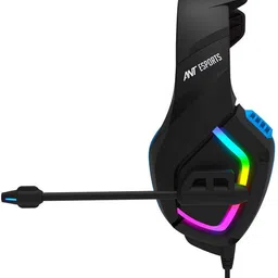 ant esports H530 Multi-Platform Pro LED Gaming Headset RGB (Black &Blue ) Wired Gaming Headset image 3