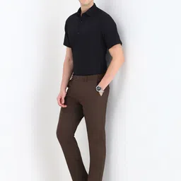 Allen Solly Men Spread Collar Solid Cotton Slim Fit Formal Shirt image 5