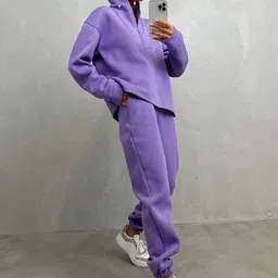 Mast & Harbour High Neck T-Shirt With Jogger Co-Ords-picture-34