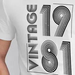 Seekbuylove Men Bio Finish Typography Printed Round Neck Cotton T-shirt image 3