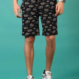 V-Mart Men Abstract Printed Regular Shorts-picture-26
