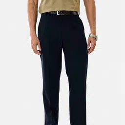Snitch Men Wrinkle Free Pleated Trousers-picture-25