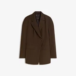 Bershka Single-Breasted Notched Lapel Blazer image 2