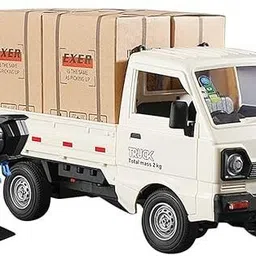 bestie toys Remote Control Car Kei Truck, 1:16 Scale RC Transport Pickup Truck with Spray an-picture-28